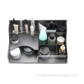 Chainstore black acrylic cosmetic organizer with drawer